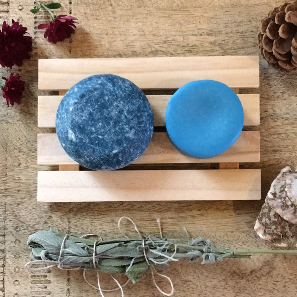 BLUEBERRY PIE-Shampoo Bar and Conditioner Bar Bundle - Picture 5 of 9